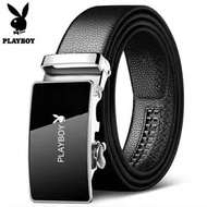 Genuine Men's Belt Wear-Resistant Leather Automatic Buckle Belt Business Middle-Aged Fashion Casual 
