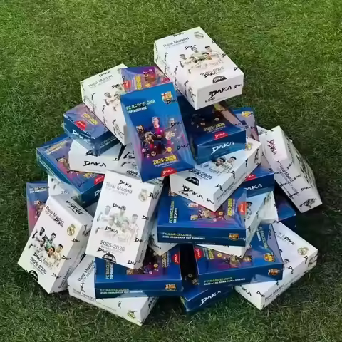 NEW 2026 Daka Messi Mbappe Yamal Football Collection Card Real Madrid Barcelona Manchester Juventus 