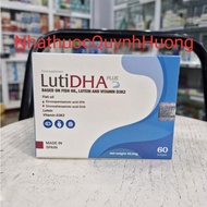LutiDHA Plus pills help supplement DHA, EPA for the brain and eyesight - LUTI DHA 60 pills