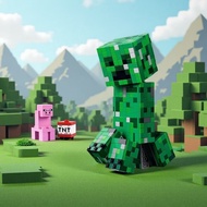 2026 Minecraft Building Block Boy 21276 Creeper Children Educational Assembling Assembling Toy Gift