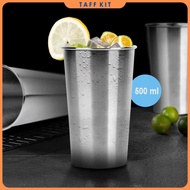 HOSPORT Korean Stainless Steel Single Wall Glass 500ml - H13