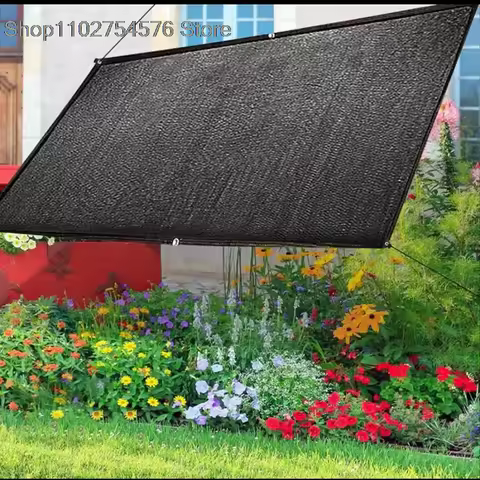 5x8 Big Size Black Sunshade Net Anti-UV Plant Cover Mesh Garden Sun Shed HDPE Outdoor Sun Shade Summ