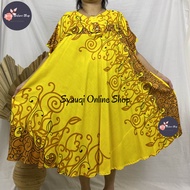 Daster Payung Jumbo XXXL LD 130 Klok Motif Batik Tato Jodha Busui Kancing Dada - Daster Jumbo - Dast