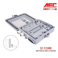 กล่องพักสายไฟเบอร์ Fiber Optic Distribution box 4 core 12  24  48 Port แบบกันน้ำ (OUTDOOR)