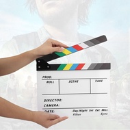 pickhouse Ymiko Film Slate  Acrylic Directors Clapboard TV Action Board Cut Prop Director Scene Clap