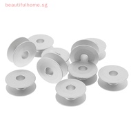 // HOT  // 10pcs 21mm Industrial Aluminum Bobbins For Singer Brother Sewing Machine Tools .