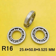 1PCS for R16 Open Type Inch Bearing 25.4x50.8x9.525mm Bearing Steel ball Bearing