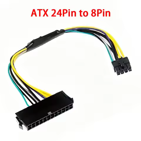 30CM ATX 24Pin to 8Pin Motherboard Power Adapter Cable Replacement For Dell Optiplex 3020 7020 9020 