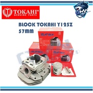 CYLINDER BLOCK TOKAHI YAMAHA Y125Z Y125 Y125ZR FULL SET WITH PISTON &amp; RING RACING 57MM ORIGINAL