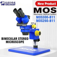 MECHANIC MOS260-B11/MOS300-B11HD Binocular/trinocular Stereo Microscope for Mobile Phone Computer Mo