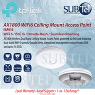 Tp-Link Access Point EAP610 AX1800 Indoor WiFi 6 Access Point Wall/Ceiling Mount