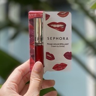Sephora Cream Lip Shine Liquid Lipstick 2.5ml - 08 Red Potion