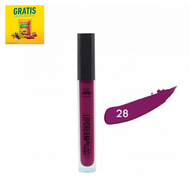 QL Lip Cream Matte | Lipstik Cair Tahan Lama dan Ringan  NO. 28 Apple Berry  3.6 gr