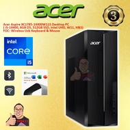 PC Acer Desktop  Aspire XC1785-14400w11 / XC1785-14400w11a  / XC1785-14400W11S 8GB D5 /512SSD OPI WI