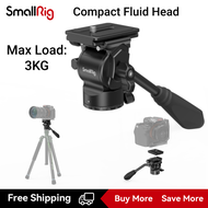 SmallRig Video Tripod Fluid Head (Max Load 3KG) with Arca Swiss Quick Release Plate for dslr Cameras Mirrorless 3259