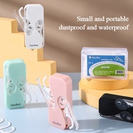 Floss Dispenser Automatic Dental Floss Storage Box Reusable Floss Toothpicks Container Portable Teet