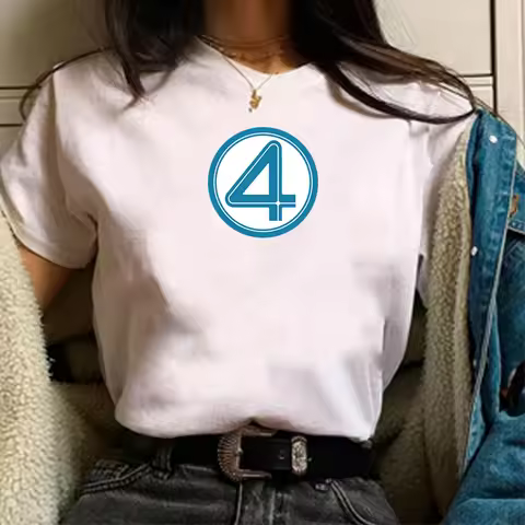 Fantastic Four T Shirt Fantastic 4 Logo T-shirt First Steps Johnny Storm Human Torch Tshirt Reed Ric