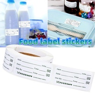 300pcs/Roll Date Label Stickers Expired Date Sticker Product Label Food Storage Label Waterproof