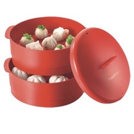 TUPPERWARE STEAM IT 2 LAYER / PENGUKUS TUPPERWARE STEAM IT