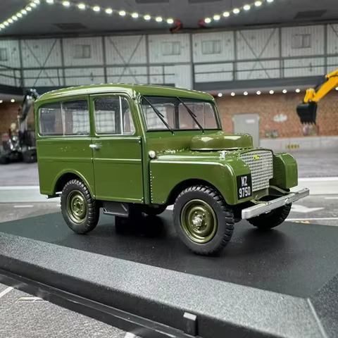 OXFORD 1:43 Land Rover Jeep Car Army green SUV Off-road Vehicle Alloy Car Model Static Collection De
