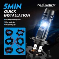 NOVSIGHT N58 H7 LED Headlight 1:1 Mini Size Headlamp 60W 12000Lm 6500K Car Lamps Er Bright Plug