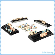 [LzdhuizbcMY] Rummy Tile Mahjong Digital Game Playing Card Convenient Classic Board Game Classic Rum