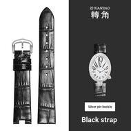 Suitable for GEYA Queen GEYA Series G70677L Women's Watch Genuine Leather Strap 76077 Notch Wrist St