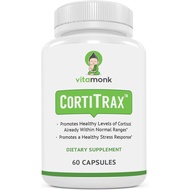 VitaMonk CortiTrax Natural Cortisol Blocker - Doctor-Formulated Cortisol Support & Balance (60 Capsu