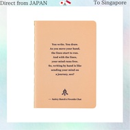 Hobonichi Techo Fireside Chat Note, Ruled (B7), 7mm Ruled, 80 Pages, Planner Accessories