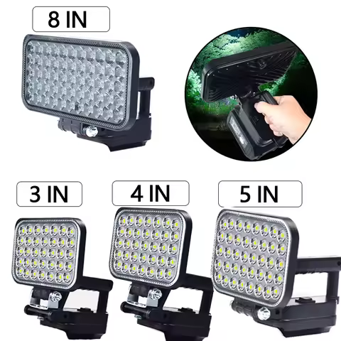 3/4/5/8 in Battery Working Light For Makita 14.4-20V LED Floodlight Flashlight Suitable BL1830 BL184