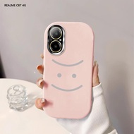 Softcase For Realme C67 C65 C63 C61 C55 C53 C51 C35 C21Y C25Y Simple Smile Back Cover Case Soft Orig