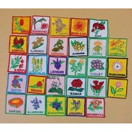 1 SET BET REGU Women's FlowerPRAMUKA (1 set contains 10 pieces + 1 flag)