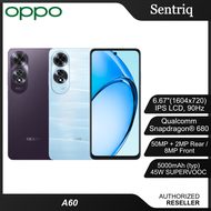 Oppo A60 Smartphone 8GB RAM 128GB / 8GB 256GB (Original) 1 Year Warranty by OPPO Malaysia