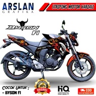 STRIPING LIST BYSON FI NEW YAMAHA BYSON FI STICKER STRIPING/ MOTORCYCLE VARIATION STRIPING/ WITH GHO