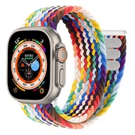 Braided Solo Loop For Apple watch Band 44mm 40mm 45mm 41mm 42mm ultra 49mm correa bracelet Apple watch series 7 3 5 se 6 8 Strap