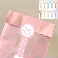 100pcs tq packing stickers 8cmx3cm smile