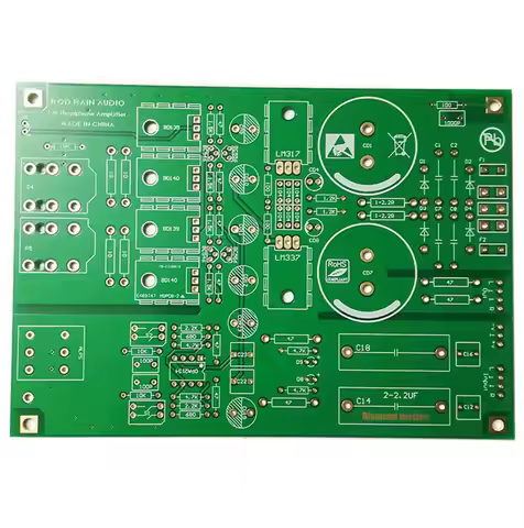 High-end Stereo Class A Headphone Amplifier Bare PCB Board Base On Lehmann Circuit