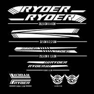 Sticker Ryder frame Decals for Mountain Bike, Bicycle frame Sticker