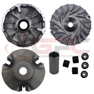 GPC CVT Complete Front Drive Face / Driven Face Pulley Set Yamaha MIO 125 MX, MIO 125 MXi, Tricity