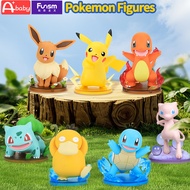[A+baby] Pokemon Figure (Pikachu/Eevee/Bulbasaur/Charmander/Squirtle/Psyduck/Mew) Toy Birthday Gift 