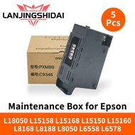 5Pcs L8050 L18050 Maintenance Box for Epson L8050 L15158 L15168 L15160 WF7820 7830 L6578 6558 STC800