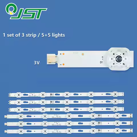 6pcs/Kit UN43AU7700 UN43AU7700G UE43AU7100U UE43AU7100K UE43TU8000K UE43TU8002K UE43TU8002 HRS-H535-