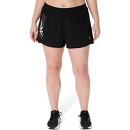 ASICS : 2012D178.001 ASICS ICON 4IN SHORT WOMEN RUNNING ผู้หญิง กางเกงขาสั้น ของแท้  PERFORMANCE BLA