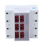 Ac 390 500,Ac 390 500 V 3 Phase 3 Phase Din Rail Voltmeter Ammeter Automatic Overvoltage Overcurrent