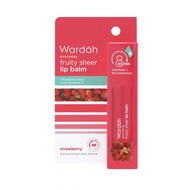 Wardah Everyday Fruity Sheer Lip Balm 4 Gr | Pelembab Bibir/VItamin Bibir/Lip Gloss/Lipbalm/Mask/Car