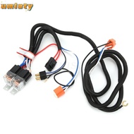 UMISTY H4 Headlight Relay Harness, Waterproof Cord Ceramic Socket Headlamp Brightener, Automotive Mo