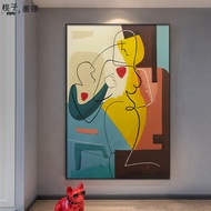 Picassos world-renowned painting hallway decoration abstract character lines eternal heart sofa back