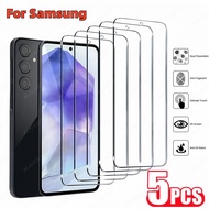 5 cái kính cường lực cho Samsung Galaxy A05 A34 A15 A53 A32 A22 A06 A03 đen lưỡi kính bảo vệ cho Sam