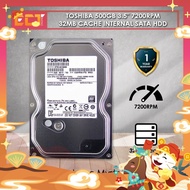 Toshiba 500GB 3.5" 7200RPM 32MB Cache Internal Sata Desktop PC Hard Disk Drive (DT01ACA050)