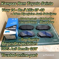 Sienta Allnew Altis Voxy Front Brake Pads 100% Original Bendix DB1802